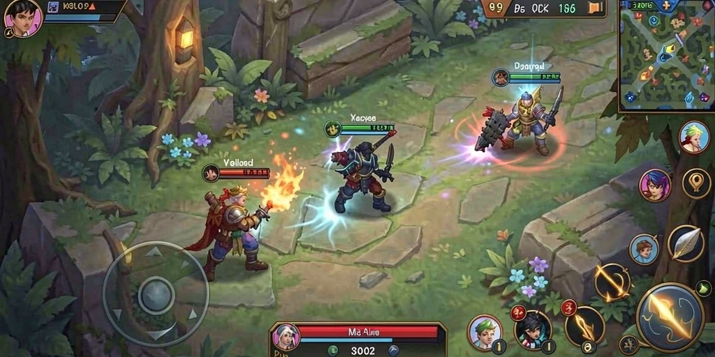 Mode permainan multiplayer yang seru dan interaktif.