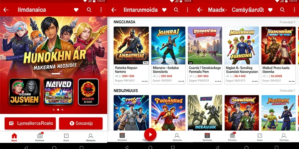 Screenshot dari mode permainan yang penuh aksi.