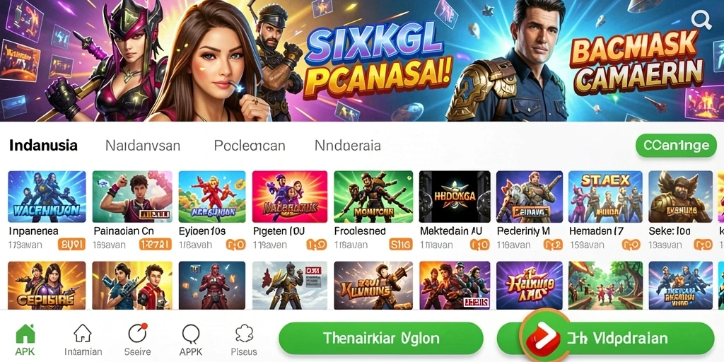 Karakter unik yang dapat kamu pilih dan kustomisasi.
