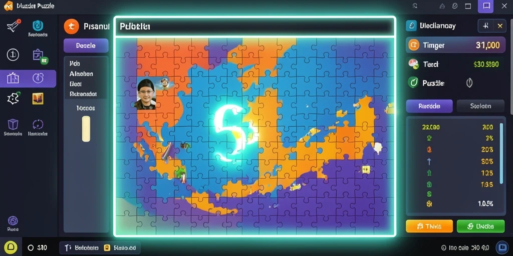 Tampilan karakter dengan efek visual yang menarik.